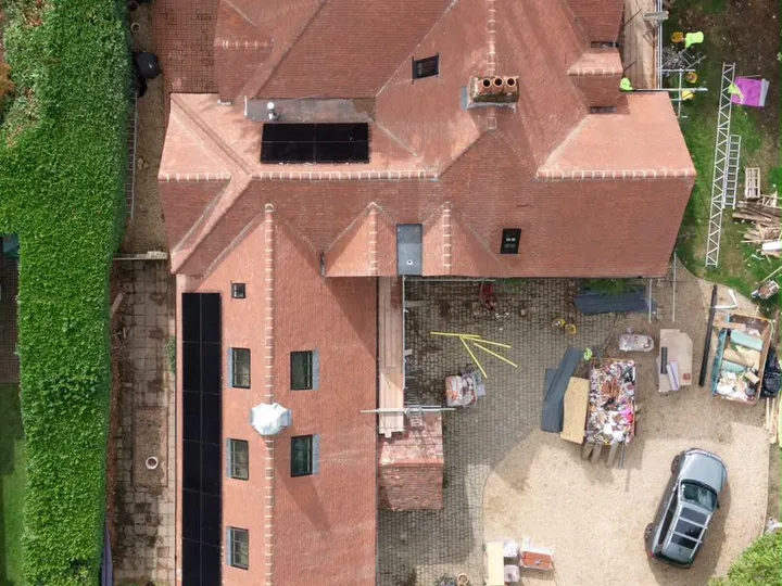 Handmade Keymer Clay Tile Roof on Dover Road, Bournemouth