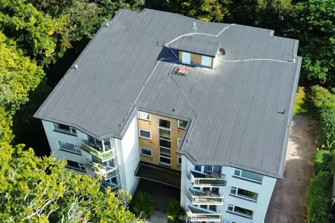 Flat roof installation in Dorset by Up Top Roofing