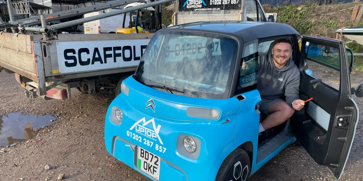 Meet Herbie - The greenest member of Up Top Roofing & Scaffolding