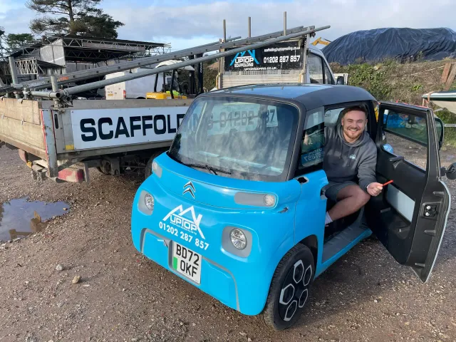 Meet Herbie - The greenest member of Up Top Roofing & Scaffolding