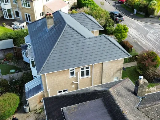Concrete Interlocking Tiles roof finish