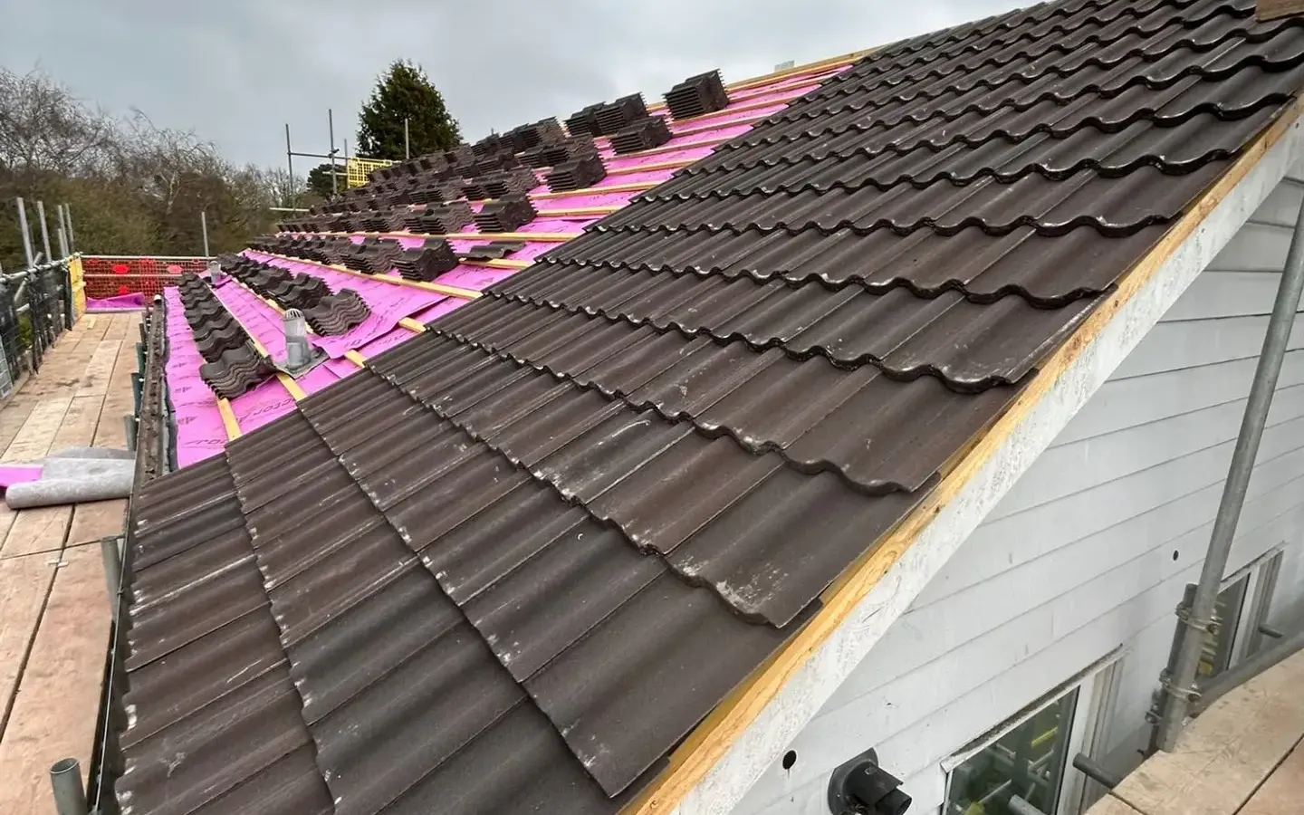 Christchurch pitched roof replacement by Up Top Roofing