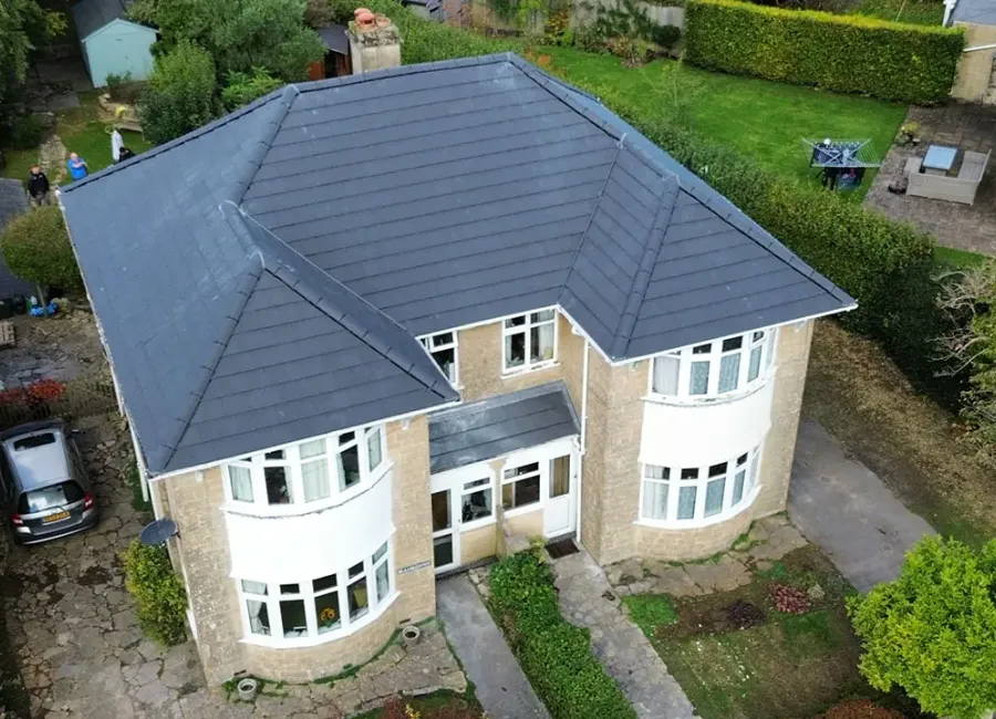 Up Top Roofing qualified roofers on site in Dorset