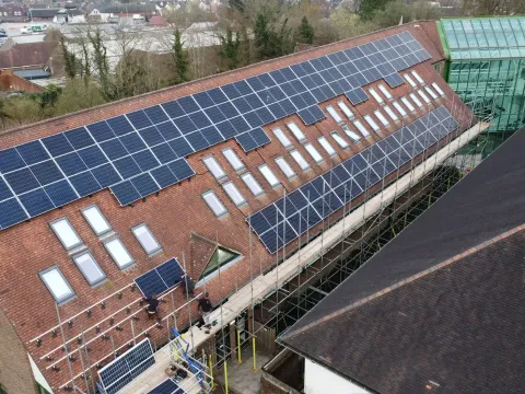 Solar PV installation in Dorset by Up Top Solar