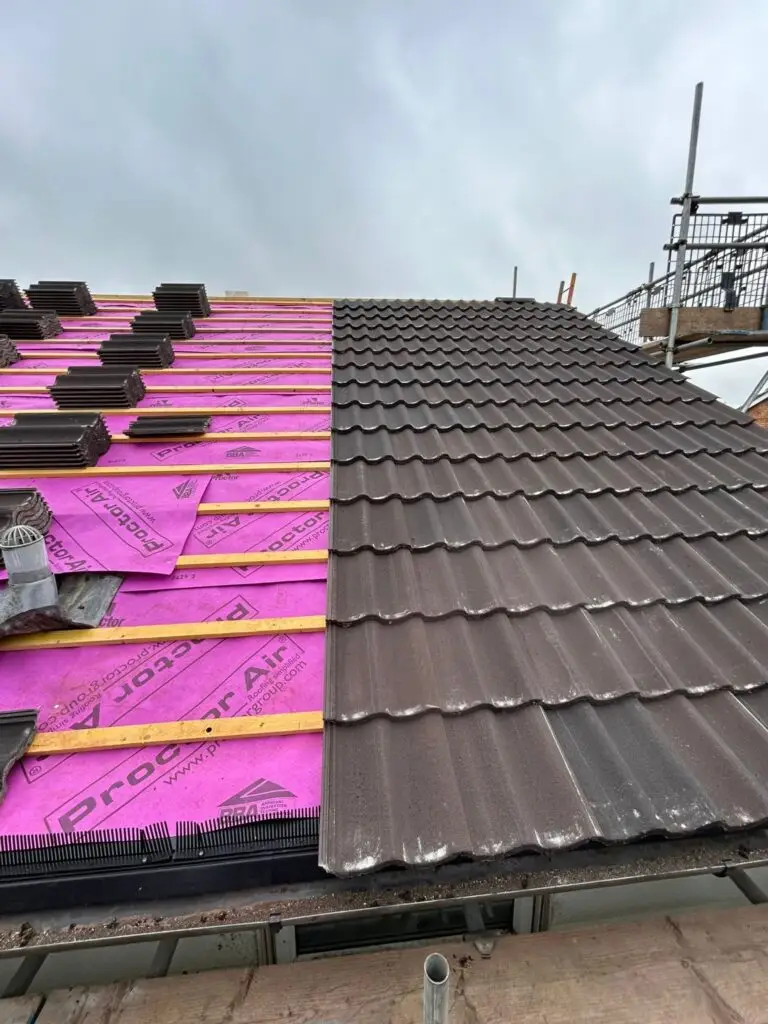 Roof Replacement Project in Christchurch completed roof project